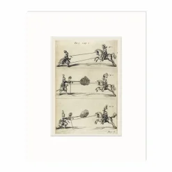 Boutiques de musées Affiches Et Reproductions-Reproduction sous Marie-Louise Jean-Jacques de Wallhausen - La 4e sorte de cavalerie, 1621