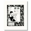 Boutiques de musées Affiches Et Reproductions-Reproduction sous Marie-Louise Audrey Beardsley - How La Beale Isoud Wrote to Sir Tristram