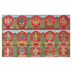 Boutiques de musées Affiches Et Reproductions-Reproduction sous Marie-Louise - Les cinq Pansharaksha de trois manières différentes