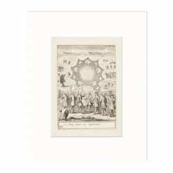 Boutiques de musées Affiches Et Reproductions-Reproduction sous Marie-Louise Le Roy avec ses ingénieurs