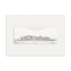 Hot Boutiques de musées Reproduction sous Marie-Louise Charles Girault - Projet pour le Grand Palais des Beaux-Arts pour l'exposition universelle de 1900, 1896