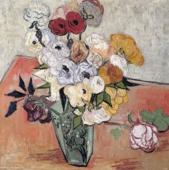 Boutiques de musées Panneaux Aluminium|Panneaux Acryliques-Roses et renoncules (panneaux aluminium)