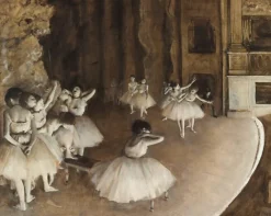 Boutiques de musées Affiches D'Art|Toiles Sans Cadre-Répétition de ballet sur la scène (affiches d'art)