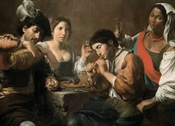 Clearance Boutiques de musées Réunion dans un cabaret ou Le Musicien ingénu (toiles sur châssis)