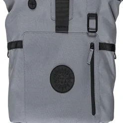 Boutiques de musées Sacs, Tote Bags-Sac à dos gris Emblèmes