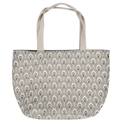 Boutiques de musées Sacs, Tote Bags-Sac cabas Art Nouveau Paon rose - 35 x 40 cm