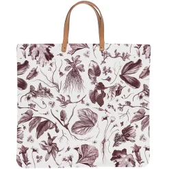 Boutiques de musées Sac cabas rouge Herbier du roi - Maison Baluchon