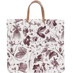 Boutiques de musées Sac cabas rouge Herbier du roi - Maison Baluchon