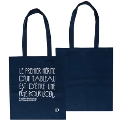 Boutiques de musées Sacs, Tote Bags-Sac Citation - Journal d'Eugène Delacroix, 22 juin 1863