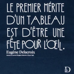 Boutiques de musées Sacs, Tote Bags-Sac Citation - Journal d'Eugène Delacroix, 22 juin 1863