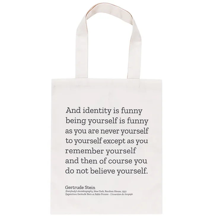 Boutiques de musées Sacs, Tote Bags-Sac citation exposition Picasso et Stein Musée du Luxembourg 2023