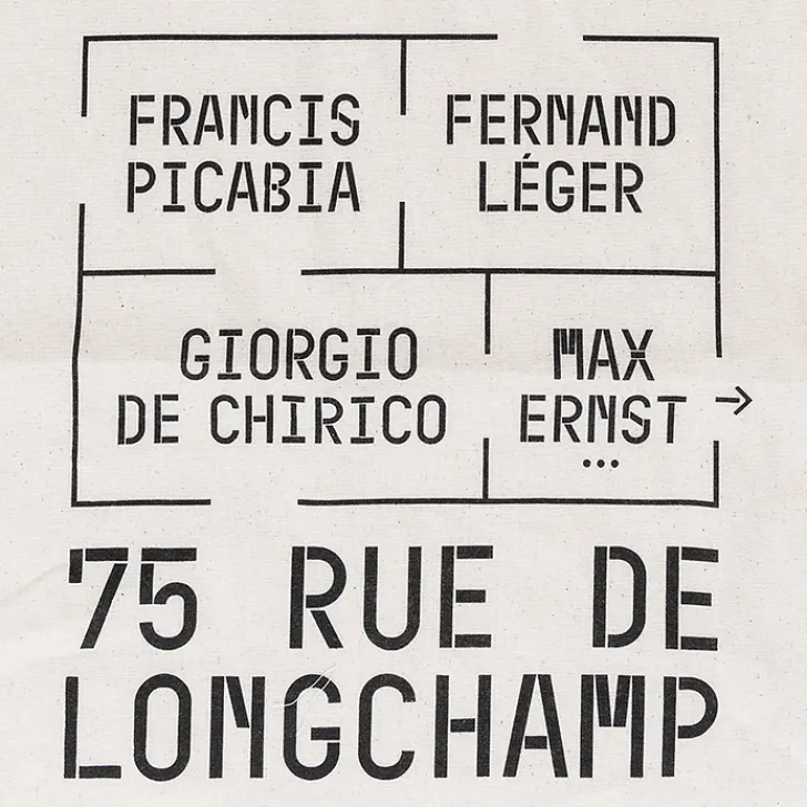 Hot Boutiques de musées Sac de l'exposition Dans l'appartement de Léonce Rosenberg. De Chirico, Ernst, Léger, Picabia...
