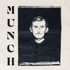 Boutiques de musées Sacs, Tote Bags-Sac Edvard Munch - Autoportrait, 1895 - 37x43 cm