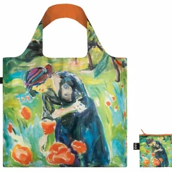 Boutiques de musées Sacs, Tote Bags-Sac Edvard Munch - Femme aux coquelicots - Loqi