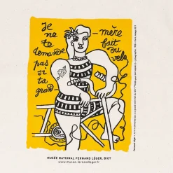 Boutiques de musées Sacs, Tote Bags-Sac Fernand Léger - Je ne te demande pas si ta grand-mère fait du vélo