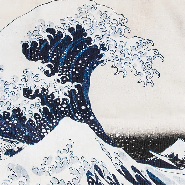 Boutiques de musées Sacs, Tote Bags-Sac Katsushika Hokusai - La vague - 41x35 cm