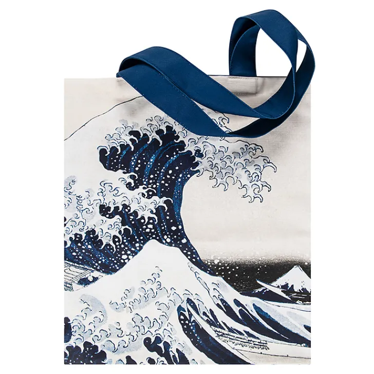 Boutiques de musées Sacs, Tote Bags-Sac Katsushika Hokusai - La vague - 41x35 cm
