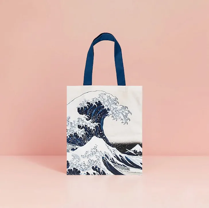 Boutiques de musées Sacs, Tote Bags-Sac Katsushika Hokusai - La vague - 41x35 cm