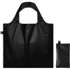 Boutiques de musées Sacs, Tote Bags-Sac noir métallique avec pochette zippée 50x42cm