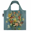 Boutiques de musées Sacs, Tote Bags-Sac Vincent van Gogh - Bouquet de fleurs - Bleu - Loqi