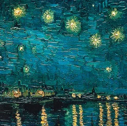 Boutiques de musées Sacs, Tote Bags-Sac Vincent van Gogh - Nuit étoilée