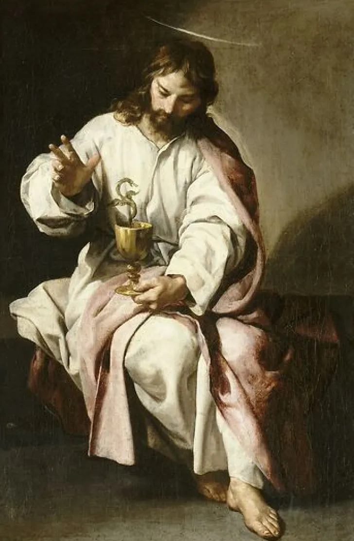 Boutiques de musées Saint Jean Evangéliste et la coupe empoisonnée (panneaux aluminium)