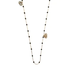 Boutiques de musées Colliers Et Pendentifs-Sautoir Nymphéas Noir - Les Cleias