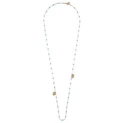 Hot Boutiques de musées Sautoir Nymphéas Turquoise - Les Cleias