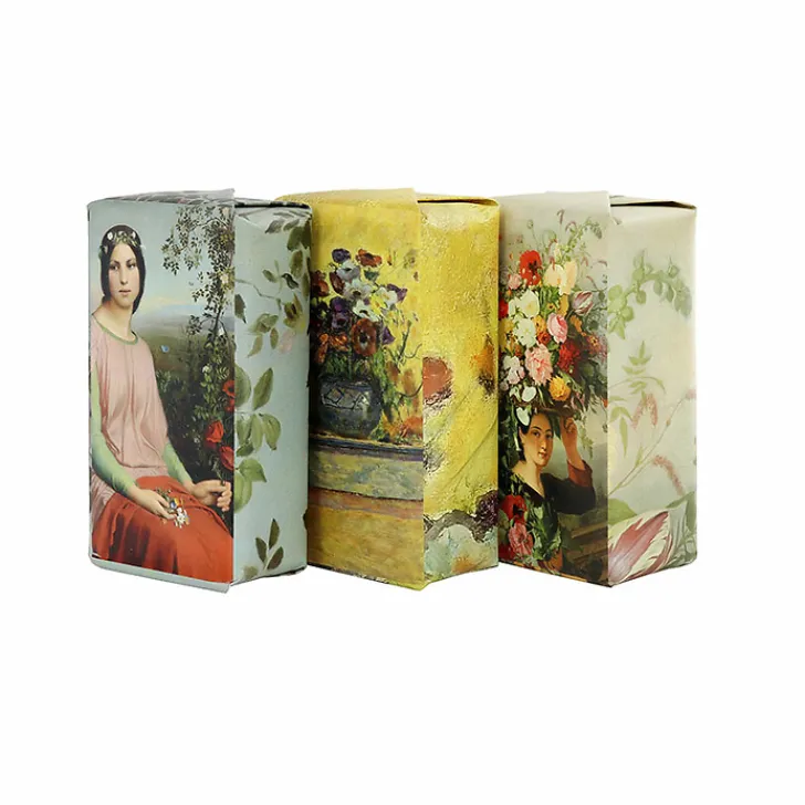 Boutiques de musées Corps & Bain-Savon parfumé 150g Pierre Bonnard - Fleurs sur une cheminée - Verveine