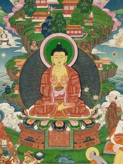 Best Boutiques de musées Scène de la vie de Buddha : le grand miracle de Svaravati (panneaux acryliques)