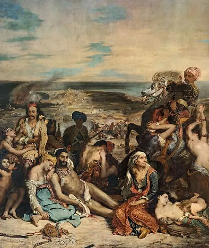 New Boutiques de musées Scènes des massacres de Scio (affiches d'art)