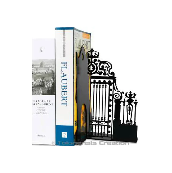 Best Boutiques de musées Serre-livres Grille de la cour d'Honneur - Noir - Droit