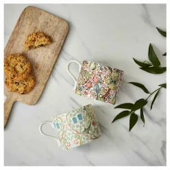 Boutiques de musées Art De La Table-Set 2 Tasses en porcelaine Prunier et Lys d'or - Morris & Co.