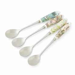 Best Boutiques de musées Set de 4 cuillères à dessert Fleurs et fruits - Morris & Co.