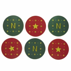 Boutiques de musées Art De La Table-Set de 6 Dessous de verres Emblèmes Napoléon