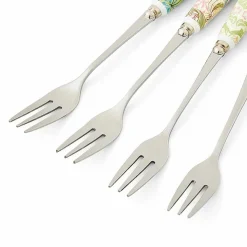 Boutiques de musées Art De La Table-Set de 4 fourchettes à dessert Fleurs et fruits - Morris & Co.