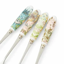 Boutiques de musées Art De La Table-Set de 4 fourchettes à dessert Fleurs et fruits - Morris & Co.