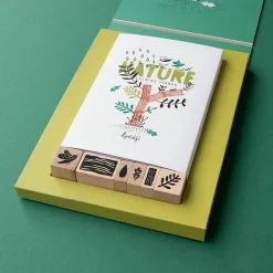 Boutiques de musées Loisirs Créatifs-Set de 6 tampons - Nature