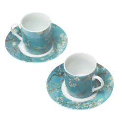 Outlet Boutiques de musées Set expresso Vincent van Gogh - Amandier en fleurs - Van Gogh Museum Amsterdam®