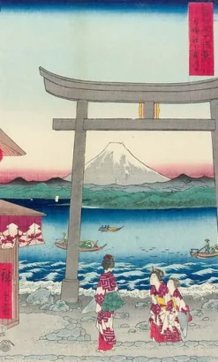 Boutiques de musées Toiles Encadrées|Toiles Sur Châssis-Shôshû Enoshima iriguchi (toiles encadrées)