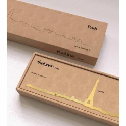 Boutiques de musées Art De La Maison-Silhouette Paris Dorée 50 cm - The Line