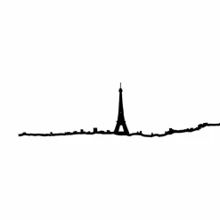 Boutiques de musées Art De La Maison-Silhouette Paris Mini 19 cm - The Line