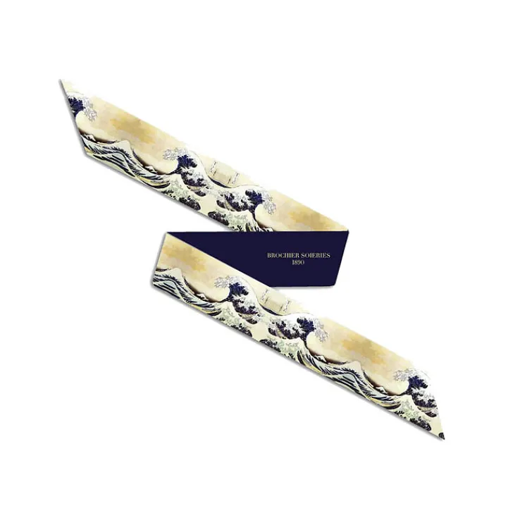 Boutiques de musées Foulards, Étoles, Châles-Silky Katsushika Hokusai - La grande vague