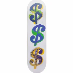 Boutiques de musées Design|Art De La Maison-Skateboard Andy Warhol - Dollar sign (9) Solo C, 1982 - The Skateroom