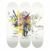 Boutiques de musées Art De La Maison-Skateboards Triptyque Jean-Michel Basquiat - Exu, 1988 - The Skateroom