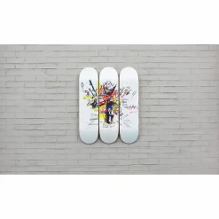 Boutiques de musées Art De La Maison-Skateboards Triptyque Jean-Michel Basquiat - Exu, 1988 - The Skateroom