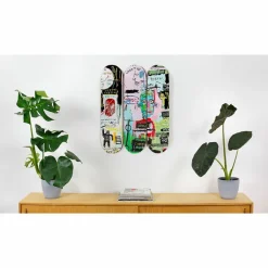 Boutiques de musées Design|Art De La Maison-Skateboards Triptyque Jean-Michel Basquiat In Italian - The Skateroom