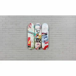 Boutiques de musées Art De La Maison-Skateboards Triptyque Jean-Michel Basquiat - Untitled (Rotterdam), 1982 - The Skateroom