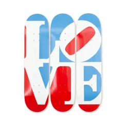 Boutiques de musées Design|Art De La Maison-Skateboards Triptyque Robert Indiana - Great American Love - The Skateroom