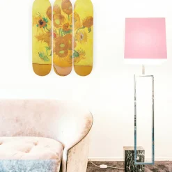 Boutiques de musées Design|Art De La Maison-Skateboards triptyque Vincent van Gogh Les tournesols - The Skateroom